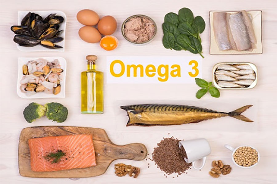 Omega 3 được biết đến với tác dụng giảm viêm và cấp nước cho da